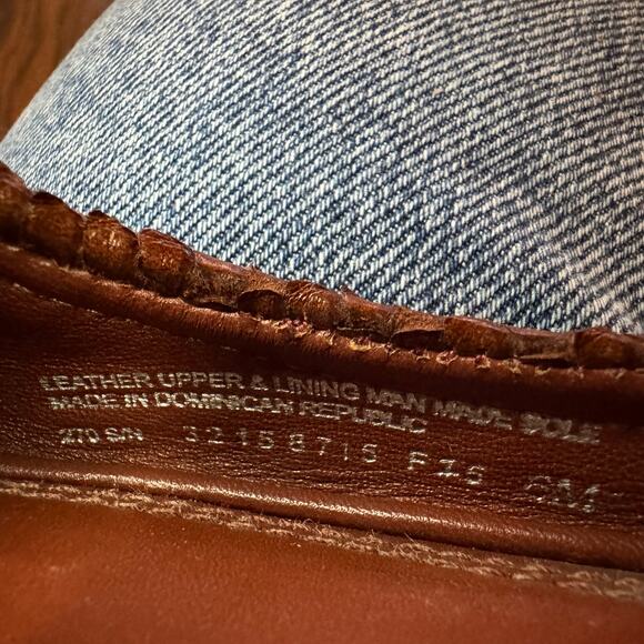 Tory Burch York Brown Leather Python Scale Cap Toe Ballet Flats Size 6 EUC - Picture 7 of 8